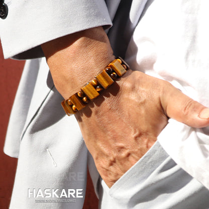 Bold Tiger Eye Bracelet (Medium)