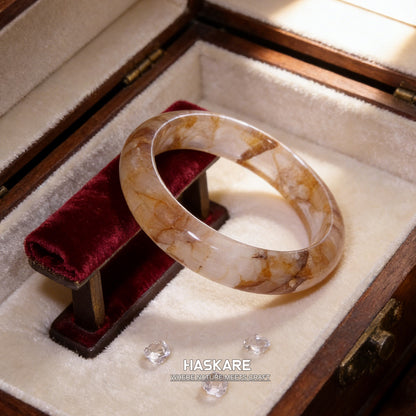 25  Natural Fire Quartz Bangle