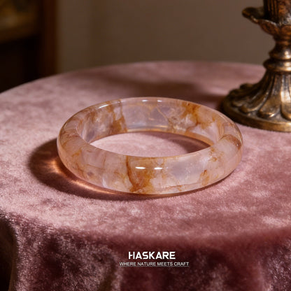 26  Natural Fire Quartz Bangle