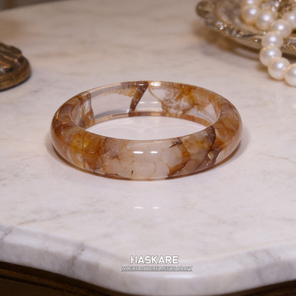 29  Natural Fire Quartz Bangle