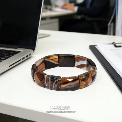 Cafe Agate Bracelet