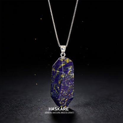 Lapis Lazuli Unique Pendant Sterling Silver