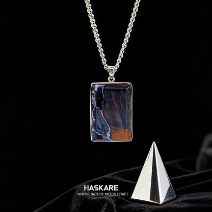 Pietersite Pendant Sterling Silver