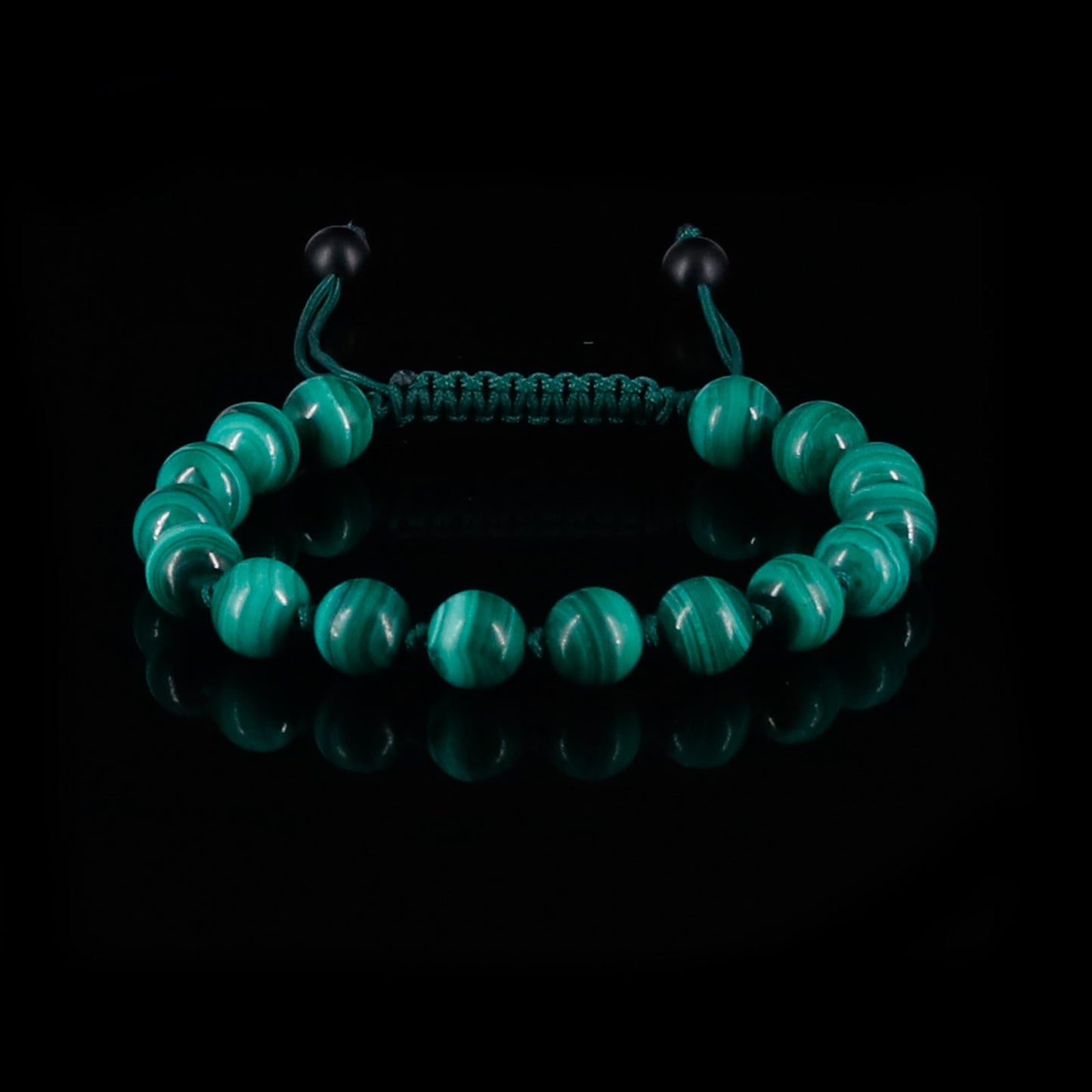 Malachite Beads Bracelet (8mm)