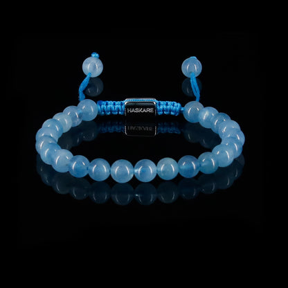 Aquamarine Beads Bracelet (8mm)