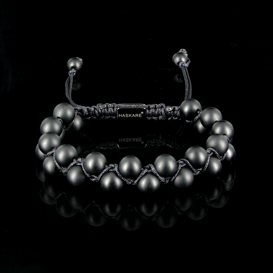 Onyx Slant Bracelet