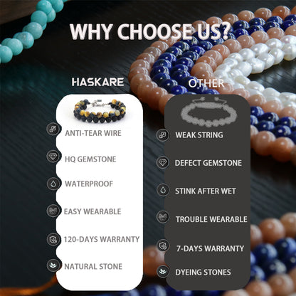 8"Golden Bule Tigers Eye Matt Onyx Bracelet