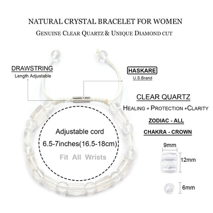 Clear Quartz Bracelet for Women