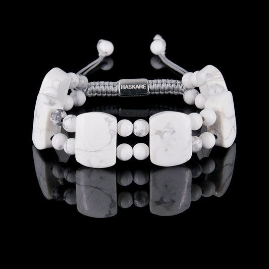 White Turquoise Beaded Bracelet