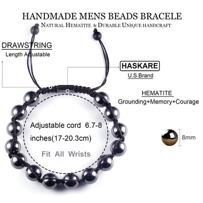 Hematite Beads Bracelet (10mm)