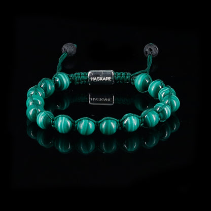 Malachite Beads Bracelet (8mm)