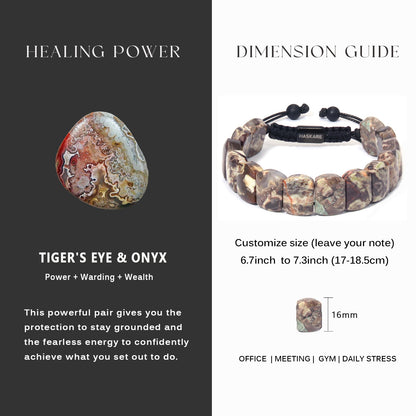 Money Agate Bracelet
