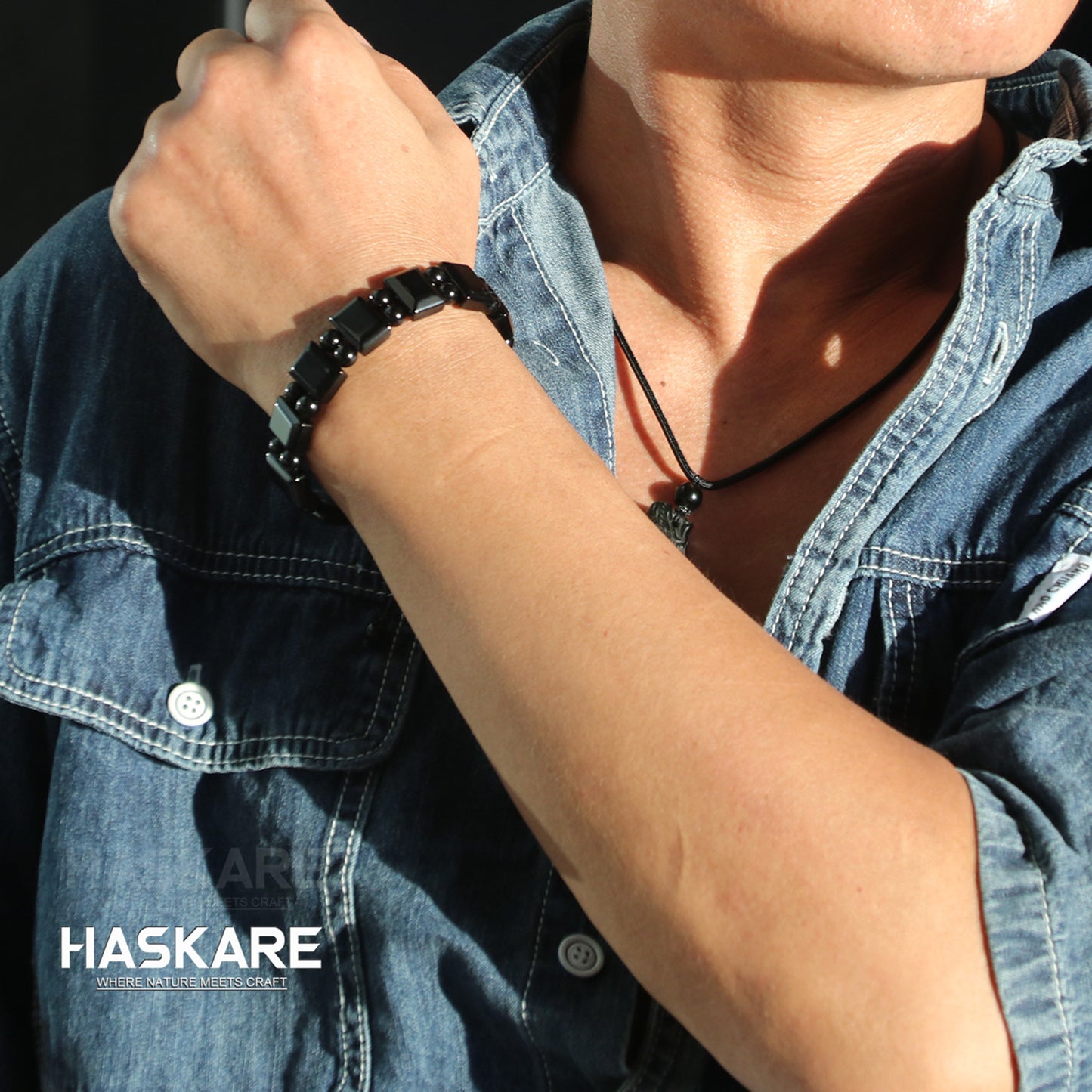 Bold Black Obsidian for Men (Large)