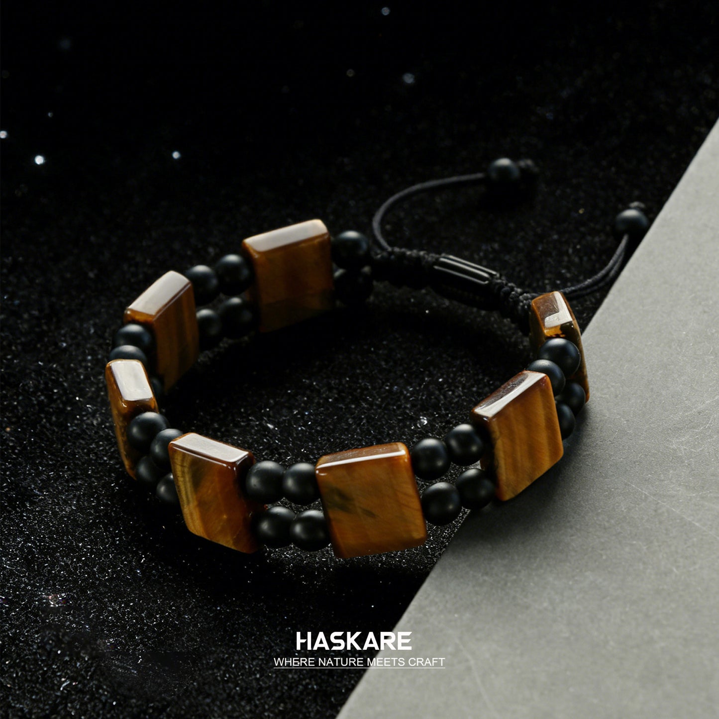 Tiger Eye Black Onyx Bracelet