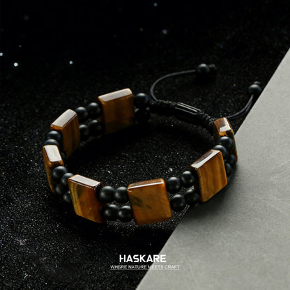 Tiger Eye Black Onyx Bracelet