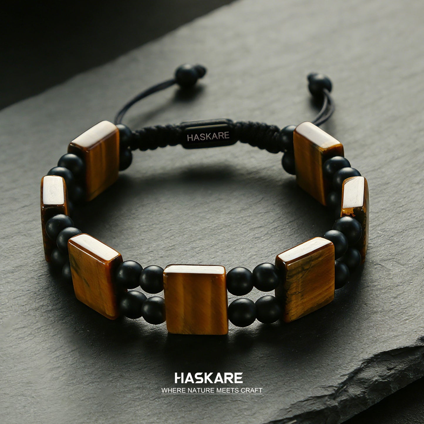 Tiger Eye Black Onyx Bracelet