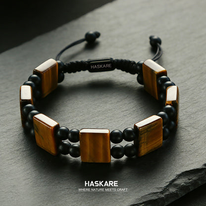 Tiger Eye Black Onyx Bracelet